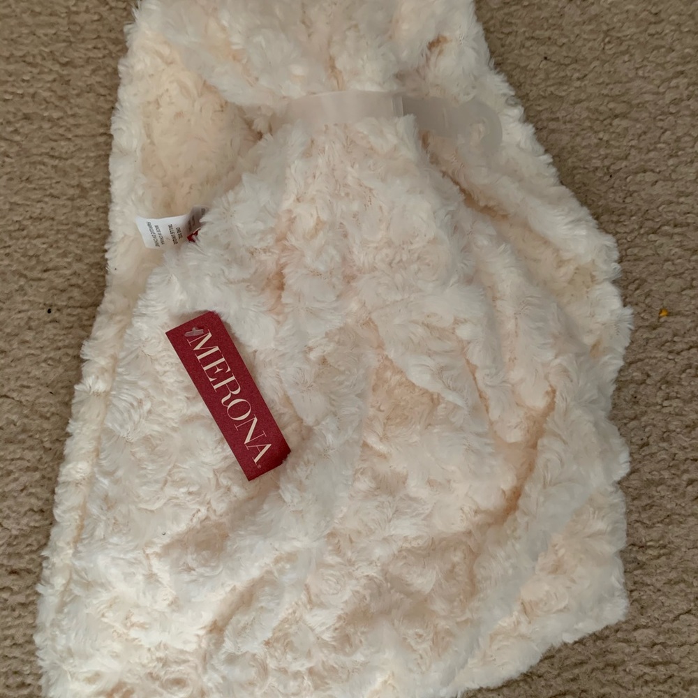 Merona faux fur gaiter, ivory